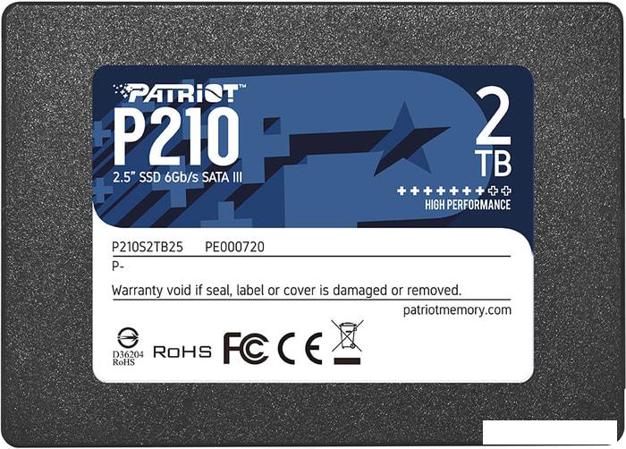 SSD Patriot P210 2TB P210S2TB25 - фото