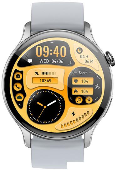 Умные часы Hoco Y10 Pro (серебристый/белый) - фото