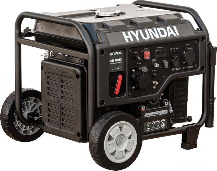 Бензиновый генератор Hyundai HHY 7055Si - фото