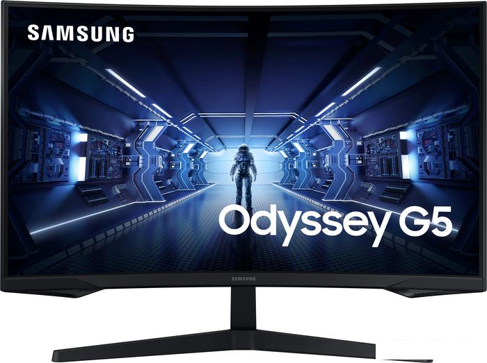 Игровой монитор Samsung Odyssey G5 LC32G55TQBIXCI - фото