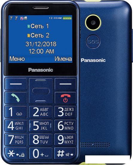 Мобильный телефон Panasonic KX-TU150RU (синий) - фото