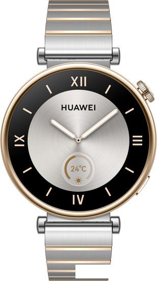 Умные часы Huawei Watch GT 4 41 мм (серебристо-золотой) - фото