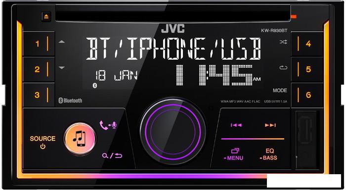 CD/MP3-магнитола JVC KW-R930BT - фото