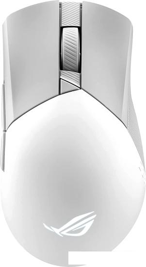 Игровая мышь ASUS ROG Gladius III Wireless AimPoint Moonlight White - фото