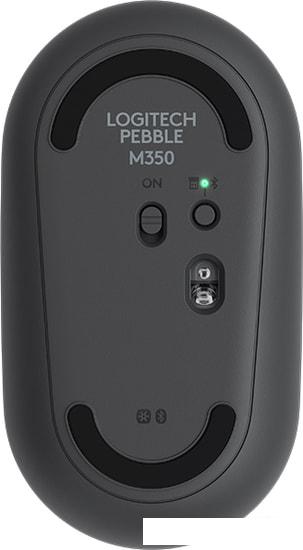 Мышь Logitech M350 Pebble (графит) - фото