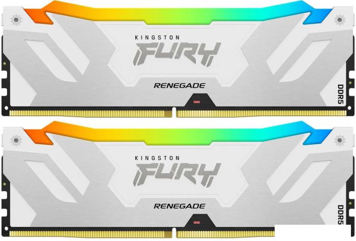 Оперативная память Kingston FURY Renegade RGB 2x16ГБ DDR5 7600 МГц KF576C38RWAK2-32 - фото