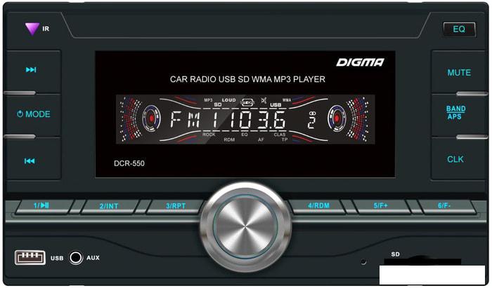 USB-магнитола Digma DCR-550 - фото