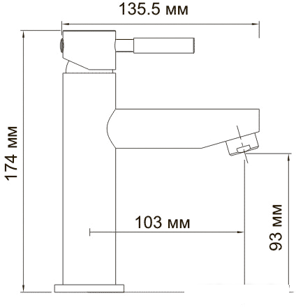 Смеситель Wasserkraft Main 4104 - фото