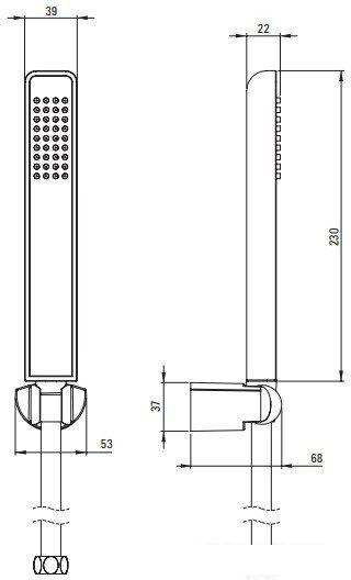 Душевой гарнитур  Deante NQH 041K - фото