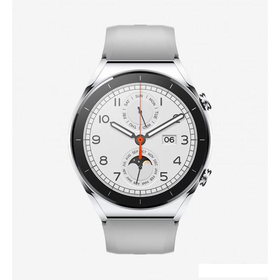 Умные часы Xiaomi Watch S1 (серебристый/серый, международная версия) - фото