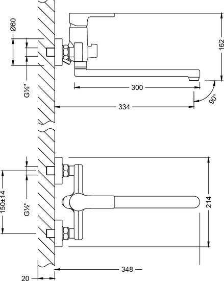 Смеситель Lemark Aura LM0651CH - фото