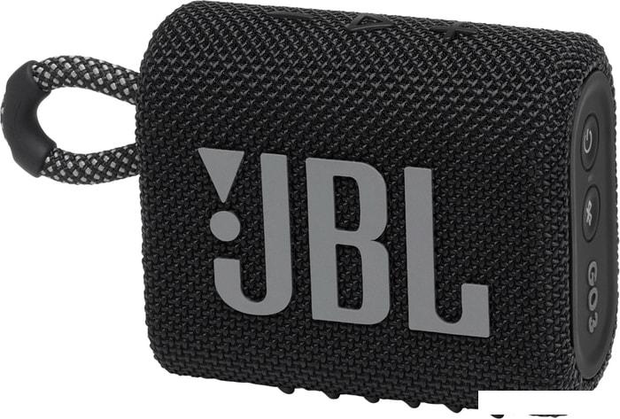 Беспроводная колонка JBL Go 3 (черный) - фото