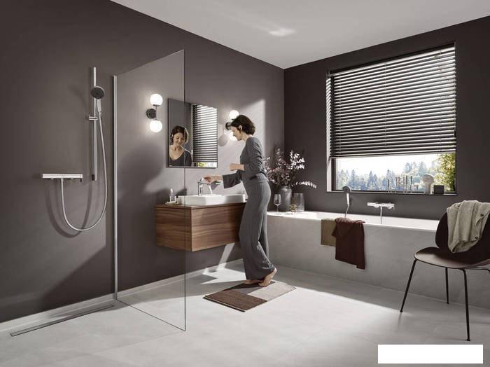 Душевая лейка Hansgrohe Pulsify Select 105 3jet Activation 24100000 (хром) - фото