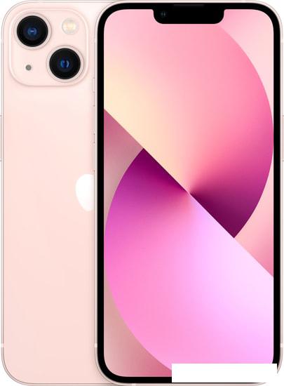 Смартфон Apple iPhone 13 256GB (розовый) - фото