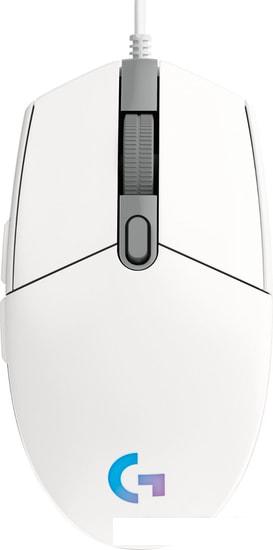 Игровая мышь Logitech G102 Lightsync (белый) - фото