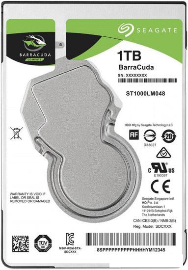 Жесткий диск Seagate Barracuda 1TB [ST1000LM048] - фото