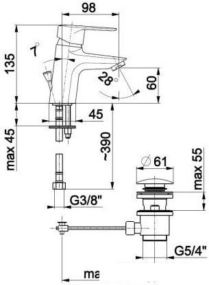 Смеситель Armatura German 4512-815-00 - фото