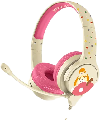 Наушники OTL Technologies Animal Crossing Isabelle Pink and Cream Kids Interactive AC0848 - фото