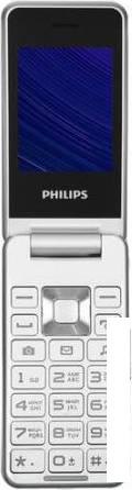 Кнопочный телефон Philips Xenium E2601 (серебристый) - фото