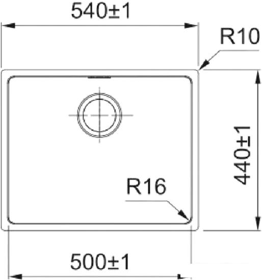 Кухонная мойка Franke FEX 110-50 - фото