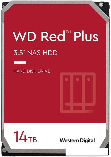 Жесткий диск WD Red Plus 14TB WD140EFGX - фото