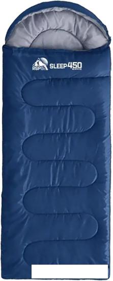 Спальный мешок RSP Outdoor Sleep 450 L RipStop 2024 (синий, 220x75см, молния слева) - фото