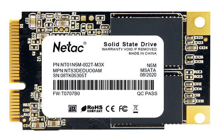 SSD Netac Внутренний SSD mSATA 2TB Netac N5M - фото