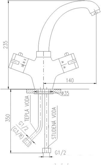 Смеситель Slezak RAV TRM26.5 - фото