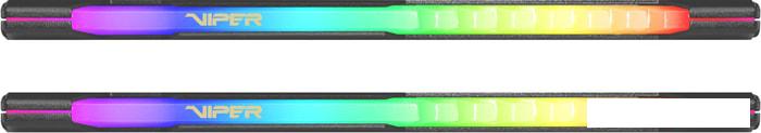 Оперативная память Patriot Viper Steel RGB 2x32GB DDR4 PC4-28800 PVSR464G360C0K - фото