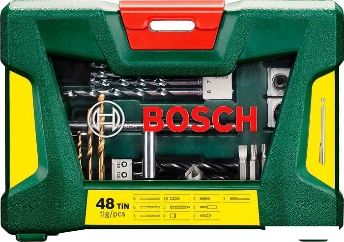 Универсальный набор инструментов Bosch V-Line Titanium 2607017314 48 предметов - фото