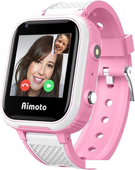 Умные часы Aimoto Indigo (белый/розовый) - фото