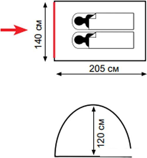 Палатка Totem Summer 2 V2 - фото