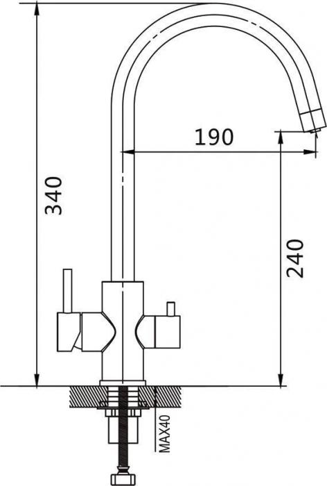 Смеситель Shevanik S128H - фото