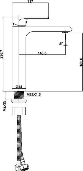 Смеситель Maxonor Pure Life PL1191 - фото