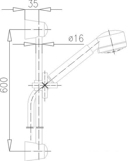 Душевой гарнитур Armatura Symetric Basic Class (841-140-00) - фото