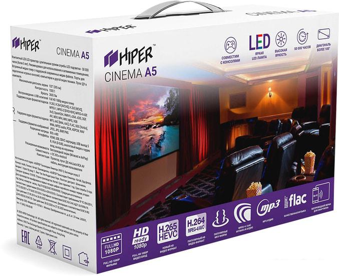 Проектор Hiper Cinema A5 (черный) - фото