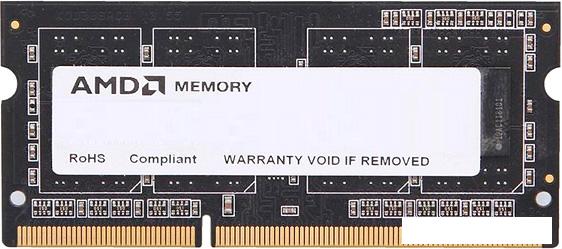 Оперативная память AMD 8GB DDR3 SO-DIMM PC3-12800 (R538G1601S2S-UO) - фото