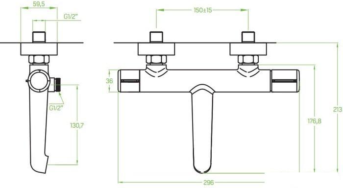 Смеситель Laveo Pretto BAO 010D - фото