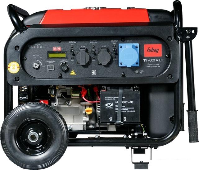 Бензиновый генератор Fubag TI 7000 A ES - фото