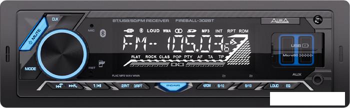 USB-магнитола Aura Fireball-302BT - фото