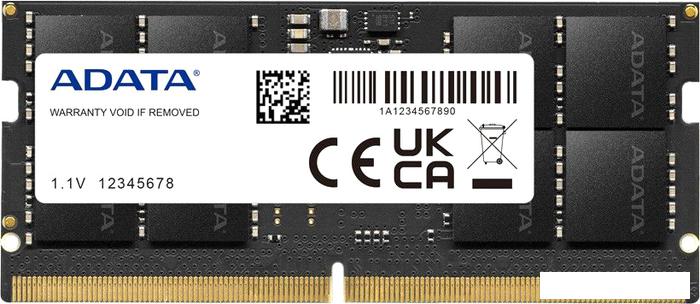Оперативная память ADATA 16ГБ DDR5 SODIMM 5600 МГц AD5S560016G-S - фото