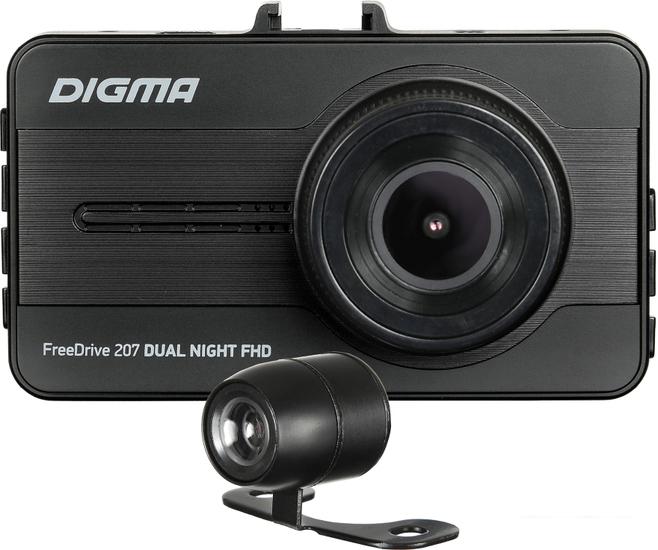 Видеорегистратор Digma FreeDrive 207 Dual Night FHD - фото