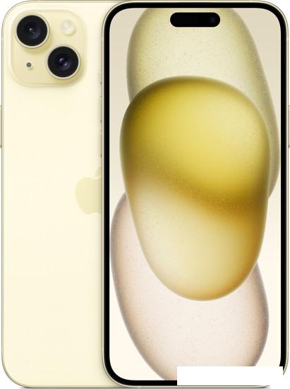 Смартфон Apple iPhone 15 Plus Dual SIM 256GB (желтый) - фото