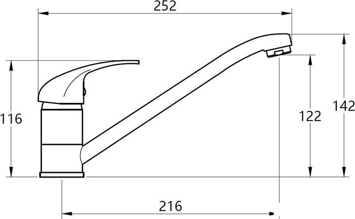 Смеситель Voda Drop DP05 - фото