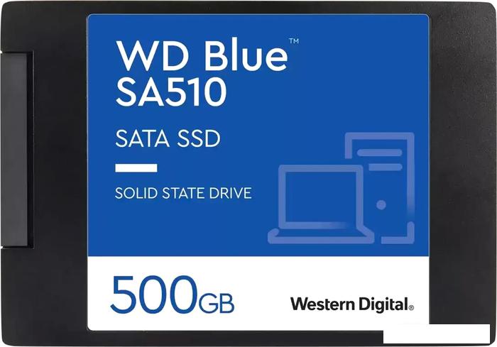 SSD WD Blue SA510 500GB WDS500G3B0A - фото