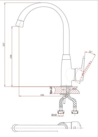 Смеситель A-Five A5-0124 - фото