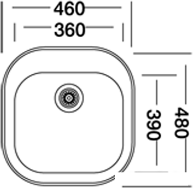 Кухонная мойка Kromevye EC 249 D - фото