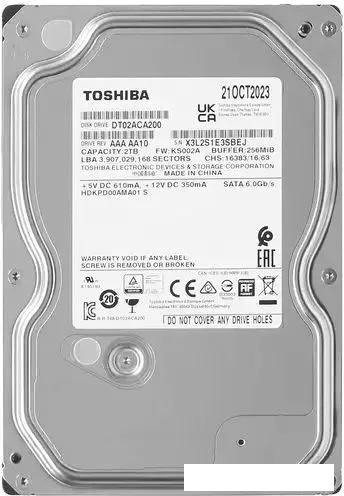 Жесткий диск Toshiba DT02ACA200 2TB - фото