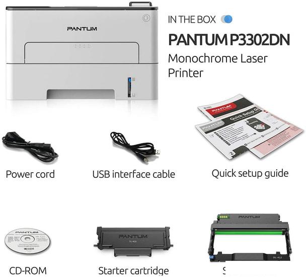 Принтер Pantum P3302DN - фото