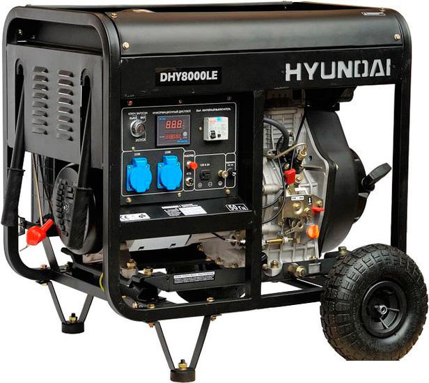 Дизельный генератор Hyundai DHY 8000LE - фото